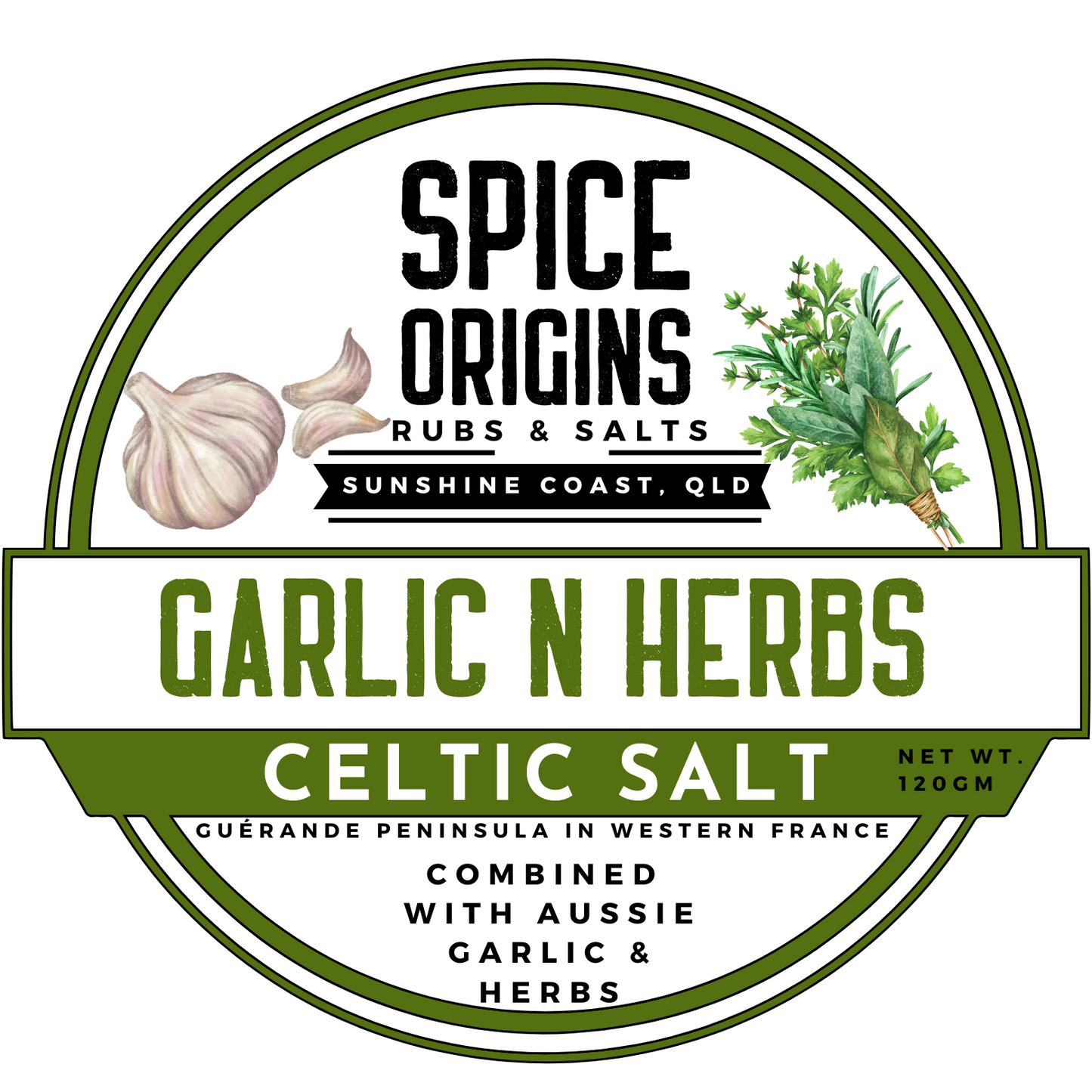 Garlic N Herb Celtic Salt